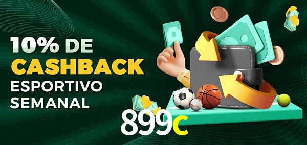 10% de bônus de cashback na 899c